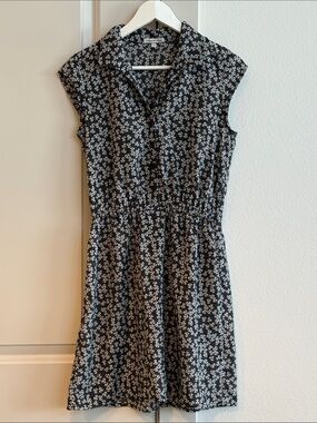 Charlotte Russe Black Dress with White Floral Print